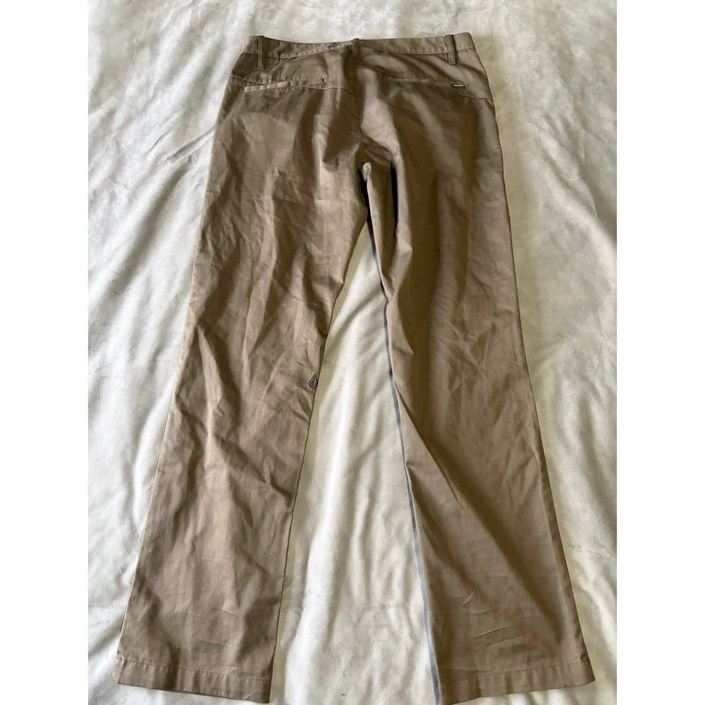 Volcom Frickin Modern Stretch Chino Pants Mens 33 - Picture 2 of 4